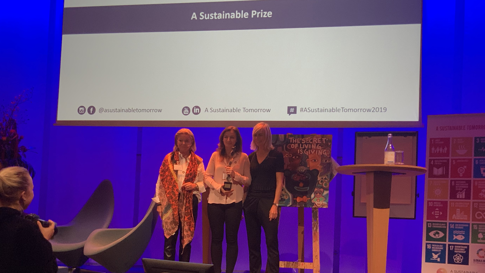 Snömoln prisades med A Sustainable Prize